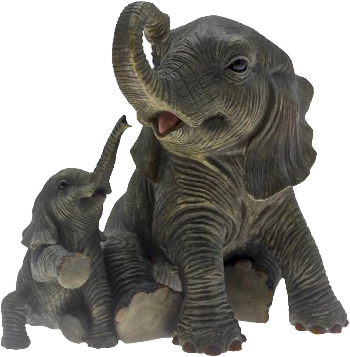 Lesser & Pavey elephants, 15 cm, black - ShopVlot