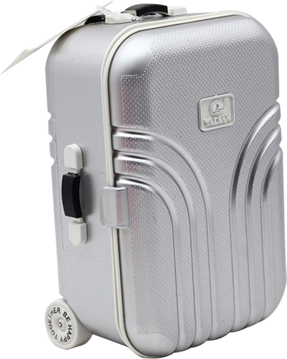 Mini Small Trolleys Money Box, Cute Trolley Luggage Organizer, Simulation Travel Suitcase Money Box, Hiking Suitcase - ShopVlot