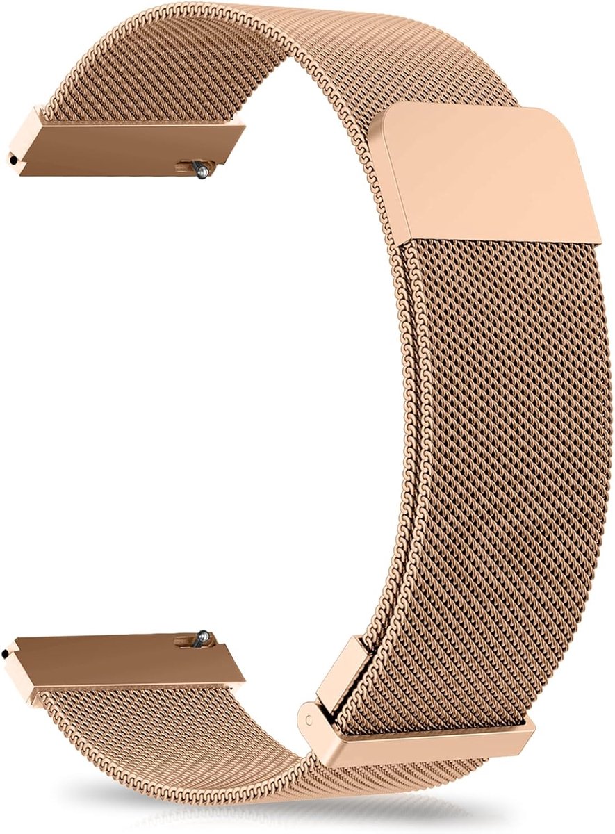Stainless Steel Mesh Watch Band 18mm/20mm/22mm, Dual Magnetic Metal Replacement Strap, Dual Magnetic Quick Release for - ShopVlot