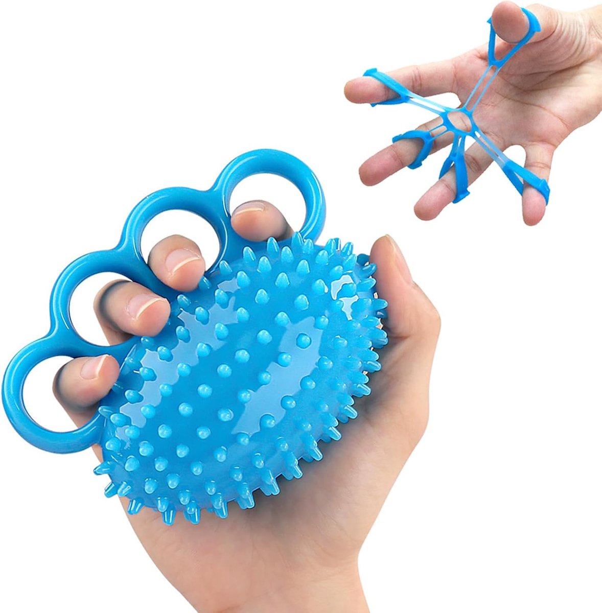 Finger Stretcher and Hand Squeeze Balls for Stroke Recovery in Elderly, Anxiety, Stress Relief, Relieve Wrist Pain - ShopVlot