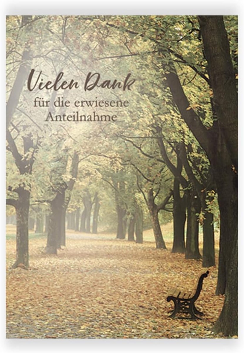 Mourning Thanksgiving (Set of 5) - Thank You - Thank You - Parte - Card in Foil - Card Without Text on the Inside - ShopVlot