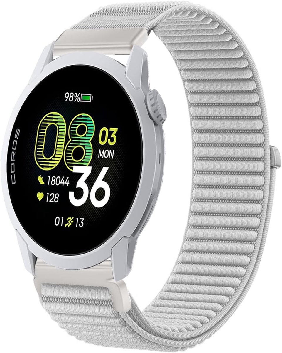 20mm 22mm Nylon Loop Strap Compatible with Coros Pace 4/3/2/APEX 2/2 PRO/APEX 42mm 46mm/PRO, Quick Release Strap for - ShopVlot