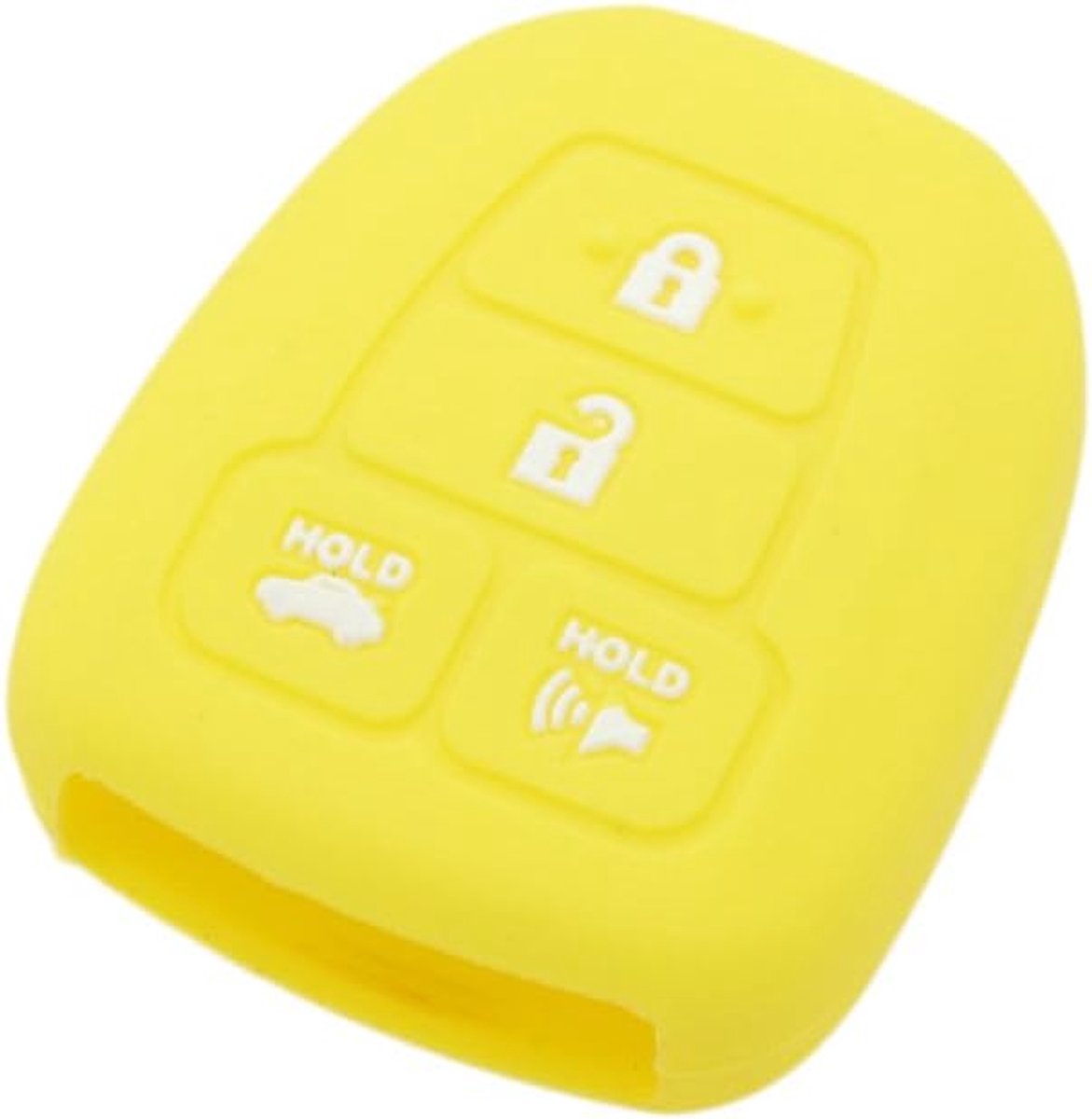 Silicone Cover Protector Case Skin Jacket suitable for TOYOTA 4 Button Remote Key Fob CV2407 - ShopVlot