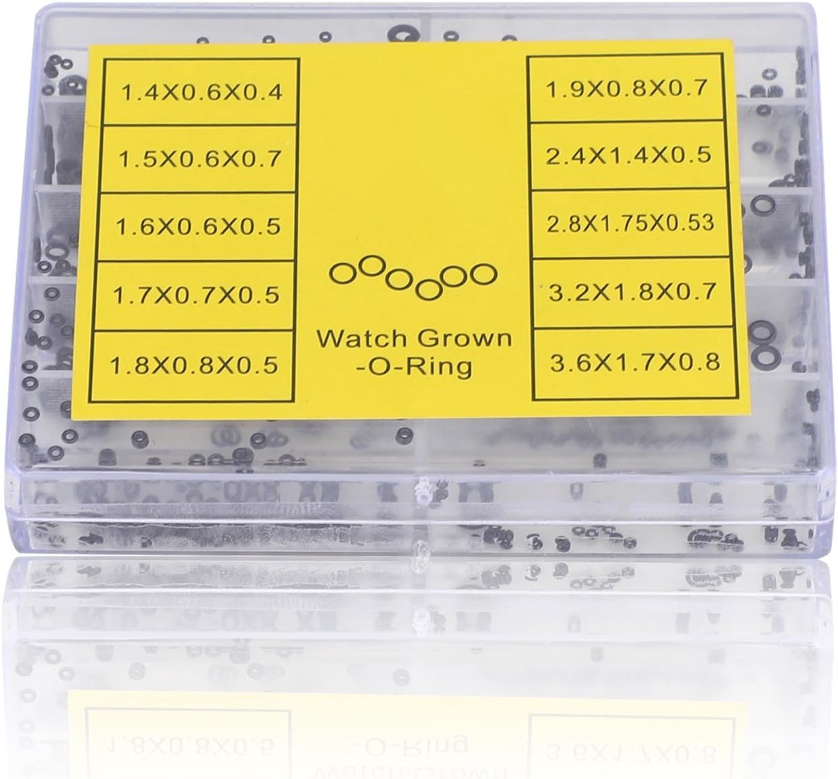 O-Ringen 500pcs - Waterdichte siliconen rubber afdichtringen - Ideaal voor horlogemakers en doe-het-zelvers - ShopVlot