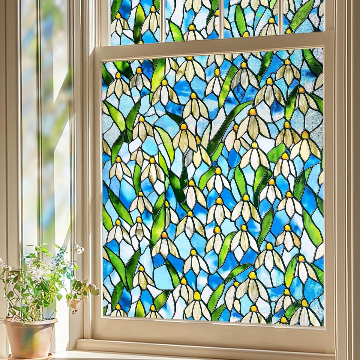 Privacyfolie 60 x 90 cm - Opaque zelfklevend - Geen lijm - Ideaal voor badkamer en kinderkamer - ShopVlot