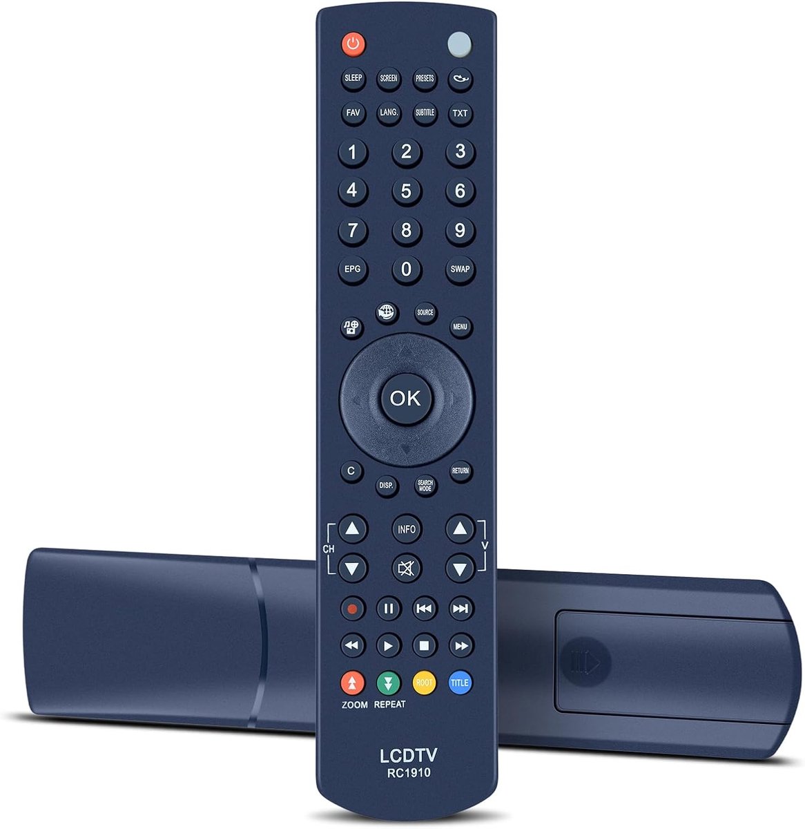 New RC1910 Universal Replacement Remote Control Fit For Toshiba/Polaroid/Bush/Sharp/Telefuken TV P19LEDDVD12 22D1333G - ShopVlot