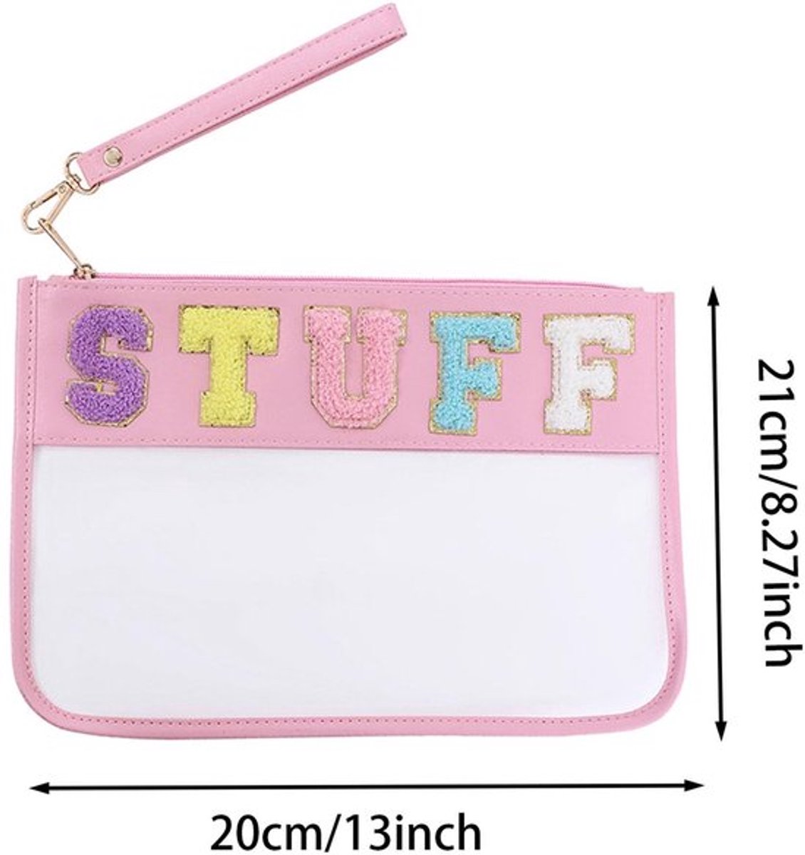 Waszakje - Transparant PVC - Waterdicht - Multifunctionele Opbergtas - Cosmetische Tas - Sterk en Duurzaam - Cosmetica Tas
