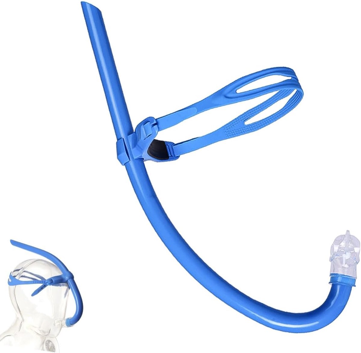 Snorkel voor zwemtraining - zachte en comfortabele pasvorm - éénrichtingsventiel - ideaal voor baantjes zwemmen - ShopVlot