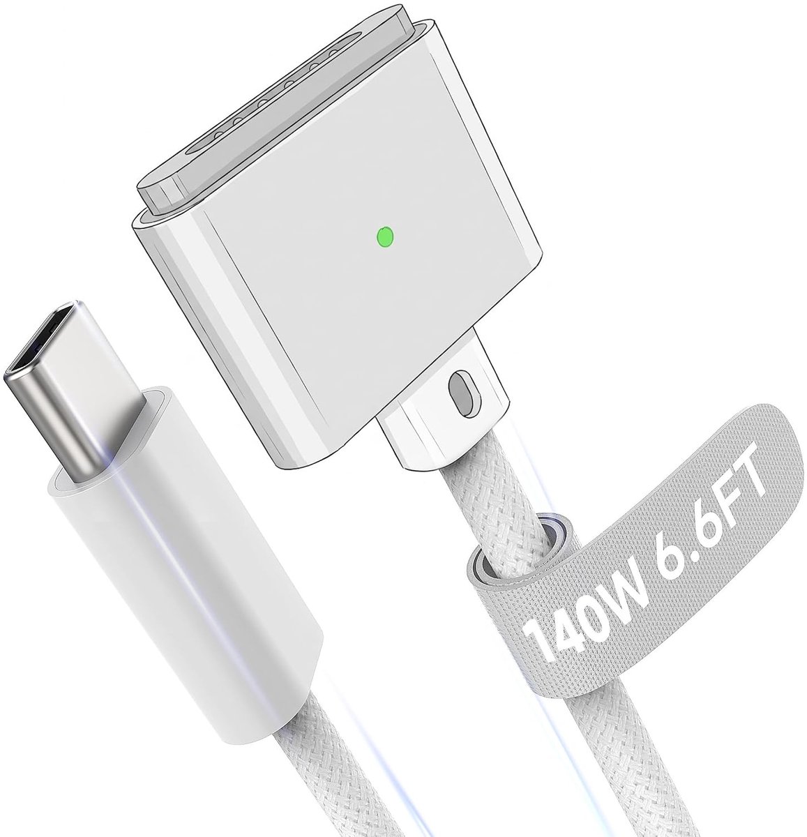 Magnetische 3 140 W 2 m kabel voor MacBook Air Pro - snelle verbinding - veilig opladen - ShopVlot