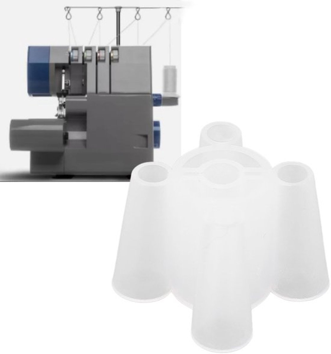 Plastic Draad Houder voor Serger en Hobbylock - Kwalitatieve Conische Draadadapter