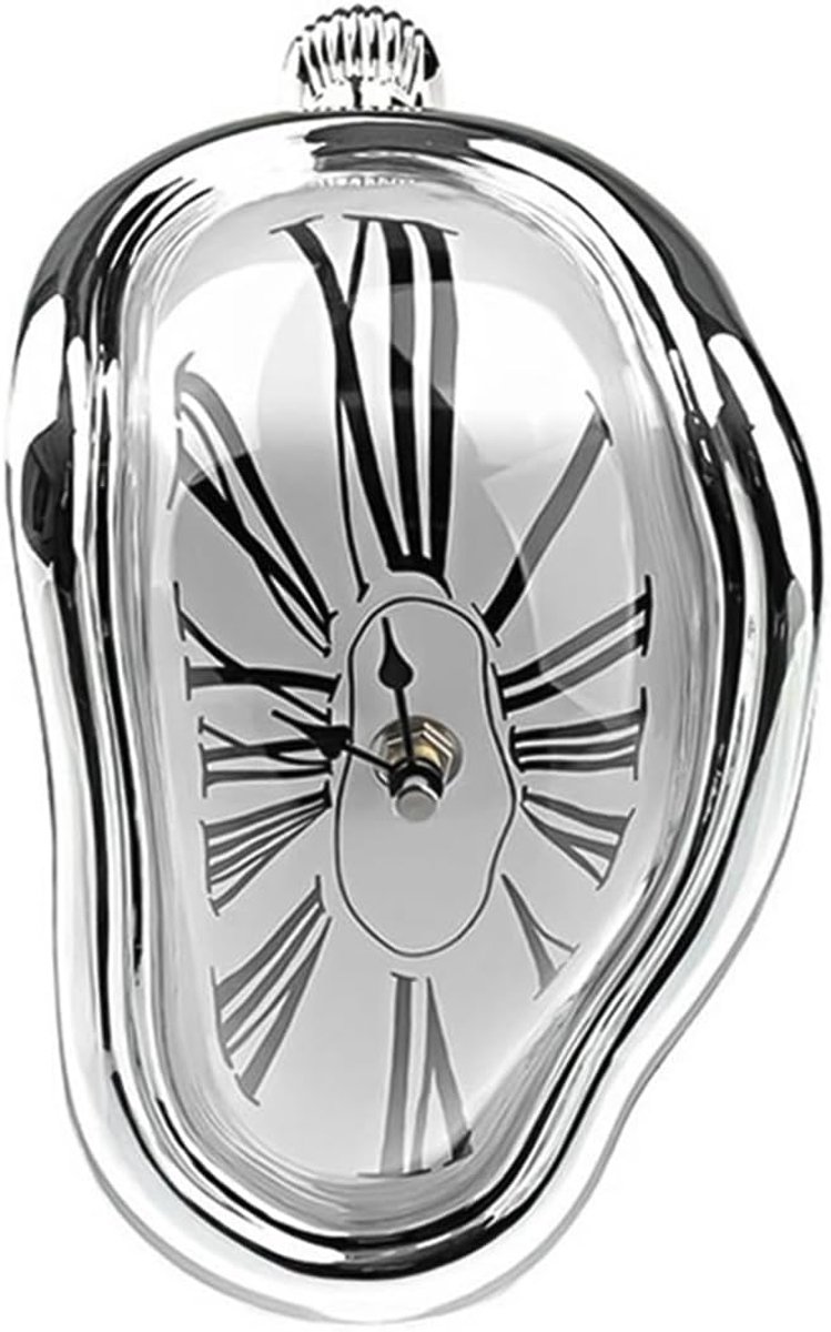TafelkloK Distorted - Abstract Design - Salvador Dali Stijl - Perfect als decoratie - ShopVlot