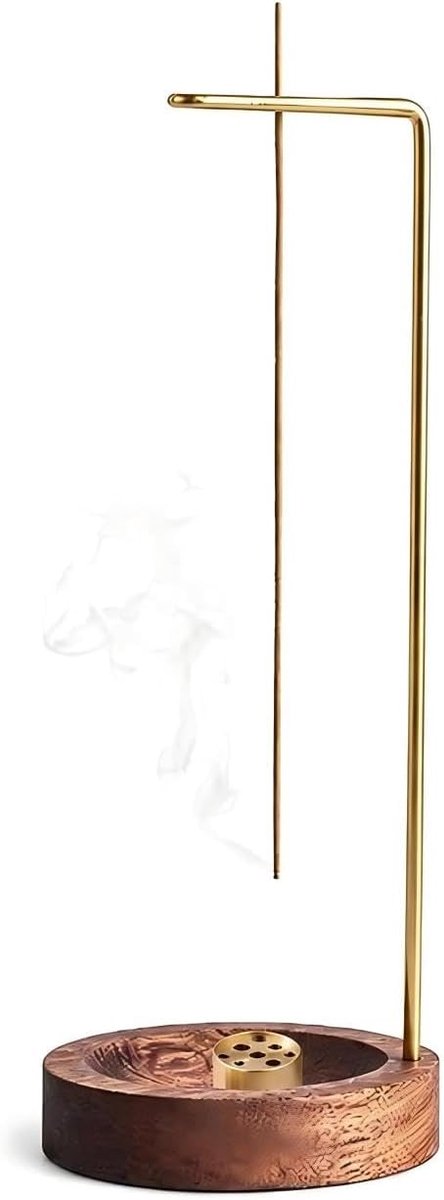 wierookhouder 2-in-1 9-gaats - houten wierookbrander - modern design - ideaal voor yoga en meditatie - ShopVlot