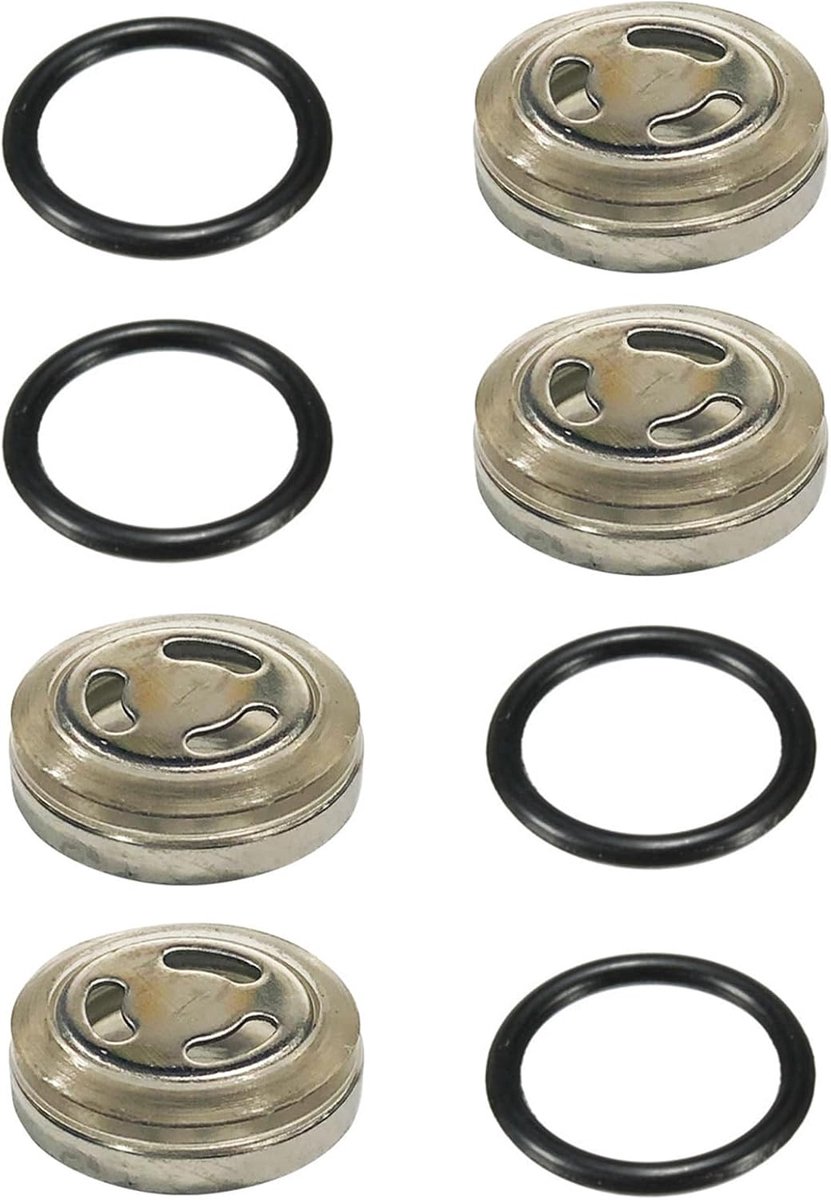 4 Piece Seal Set for Master Cylinder Reservoir, Front Brake Clutch, Master Cylinder, Tank, Mirror, Viewing - ShopVlot