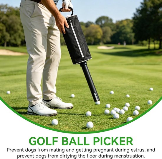 Golf Pick-up Bag, 70 Ballen - Draagbaar - Aluminium Buis - Efficiënt golfballen verzamelen - ShopVlot van GOLF — afbeelding 5