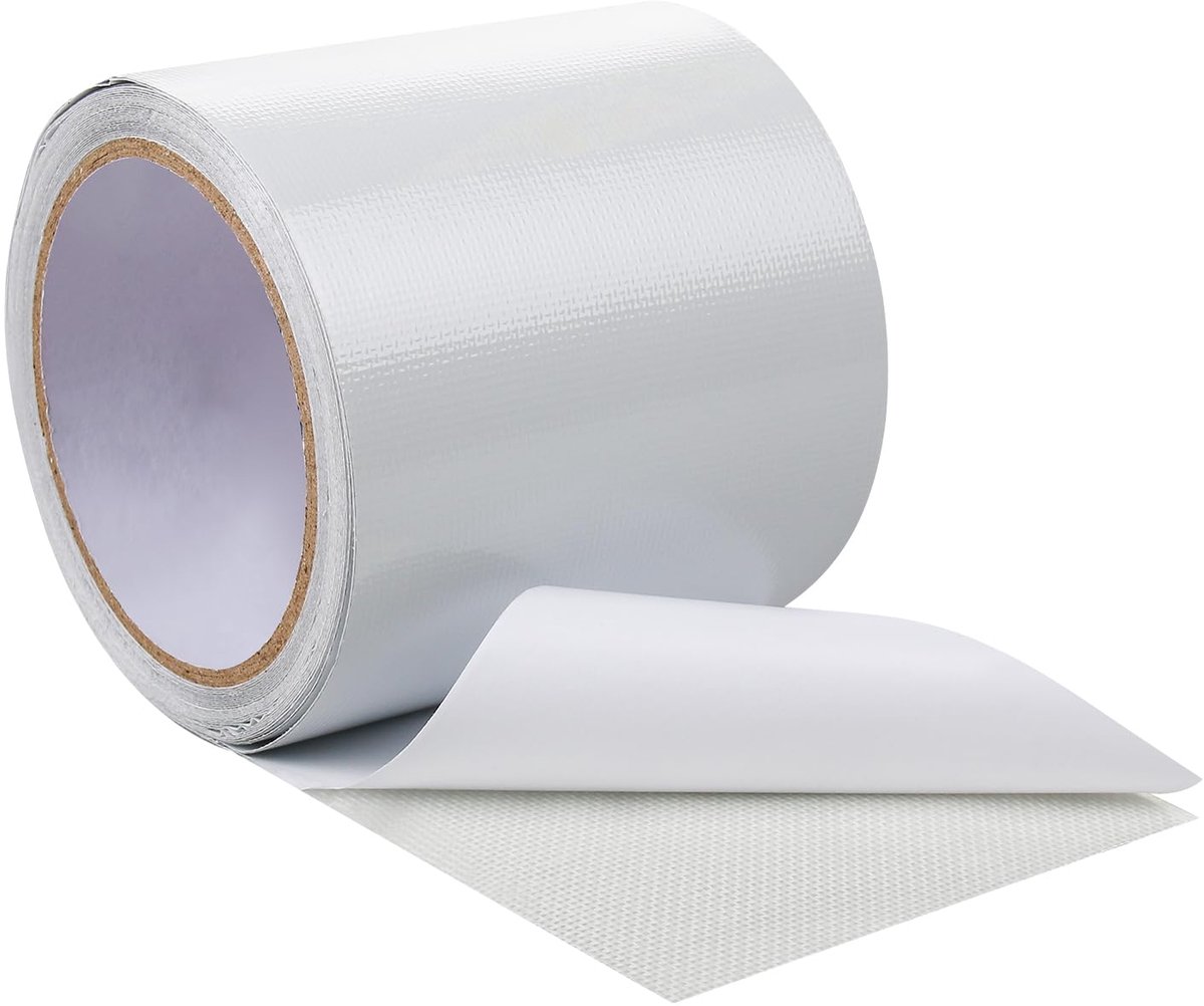 PVC Tarpaulin 8 m x 10 cm PVC Tarpaulin Repair Tape for PVC Coated Parasol Truck Tarpaulin Nylon Tent Awning Cloth - ShopVlot