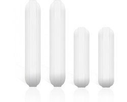 Set of 4 PTFE Coated Magnetic Rods for Stirrers, White Laboratory Stirrer Bar and Agitator, Perfect for Even and - ShopVlot