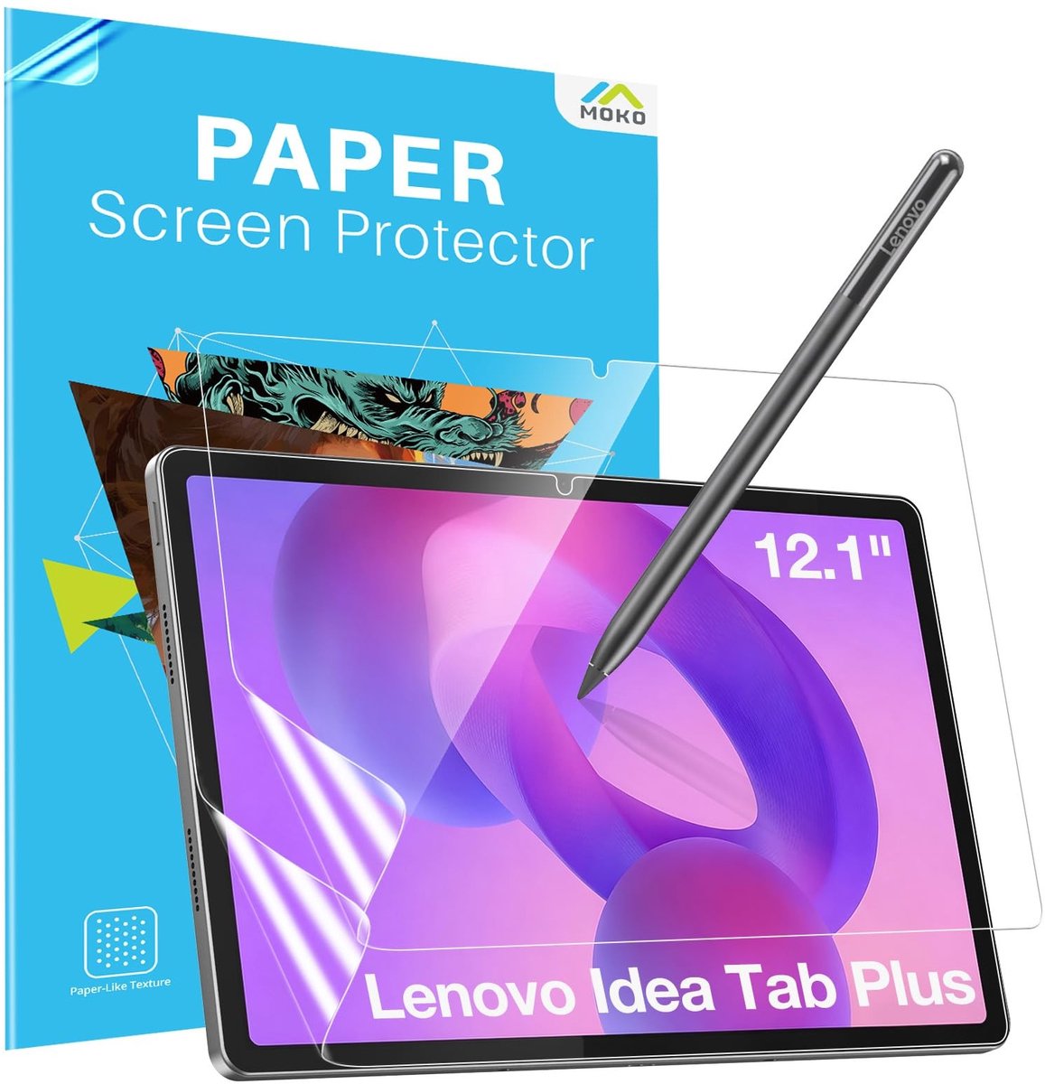 Solidchoice - 2-Pack Paperfeel Screen Protector voor Lenovo Tablets