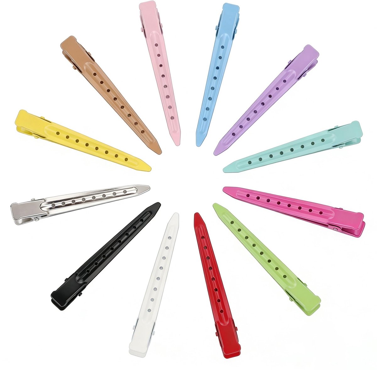 Solidchoice - 36 Stuks Metalen Haarclips voor Vrouwen, 9cm