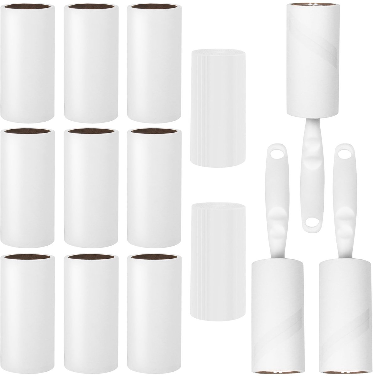 Solidchoice - Lintroller Set met 12 Rollen en Extra Accessoires voor Dierenhaar