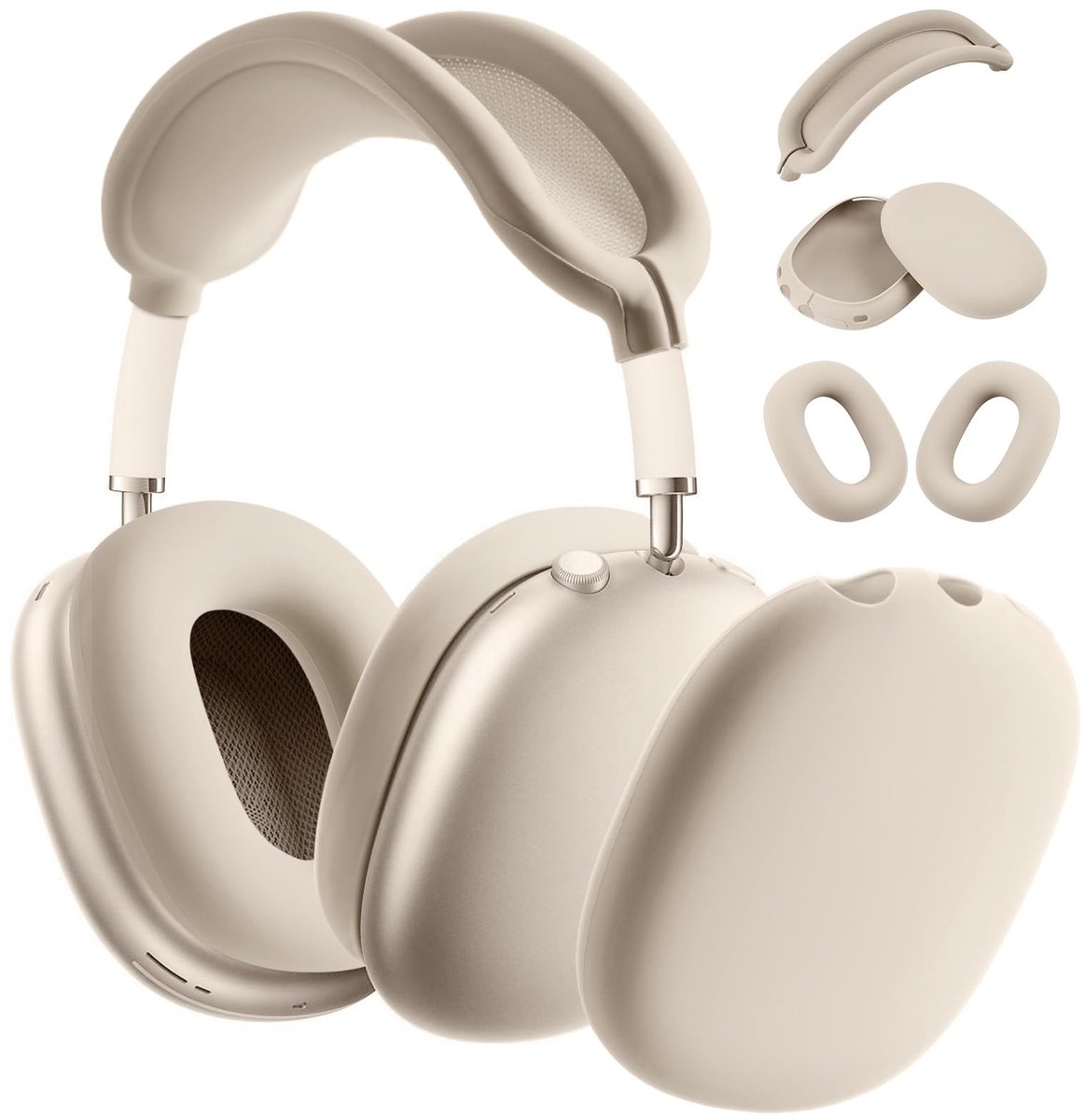Solidchoice - Silicone Beschermhoes voor AirPods Max met Demping