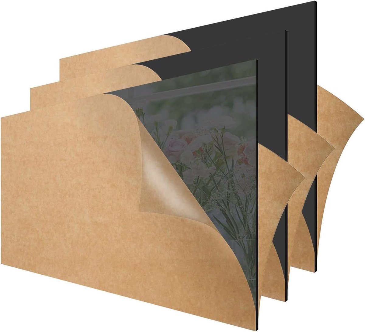Acrylplaten A4 Zwart - Plastic Plaat voor Fotografie - Flexibel en Duurzaam - Ideaal voor Creatieve DIY Projecten - ShopVlot