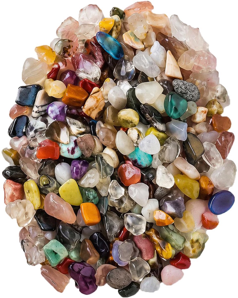Solidchoice - Set van 5 Natuurlijke Edelstenen 8 mm voor Decoratie