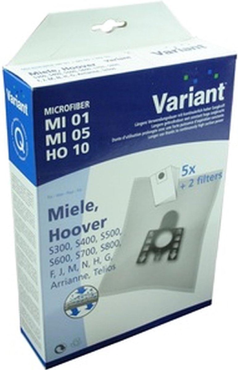 Stofzuigerzakken 5 stuks - microvezel - met motorbeschermfilter - perfect voor Swirl en Miele - ShopVlot