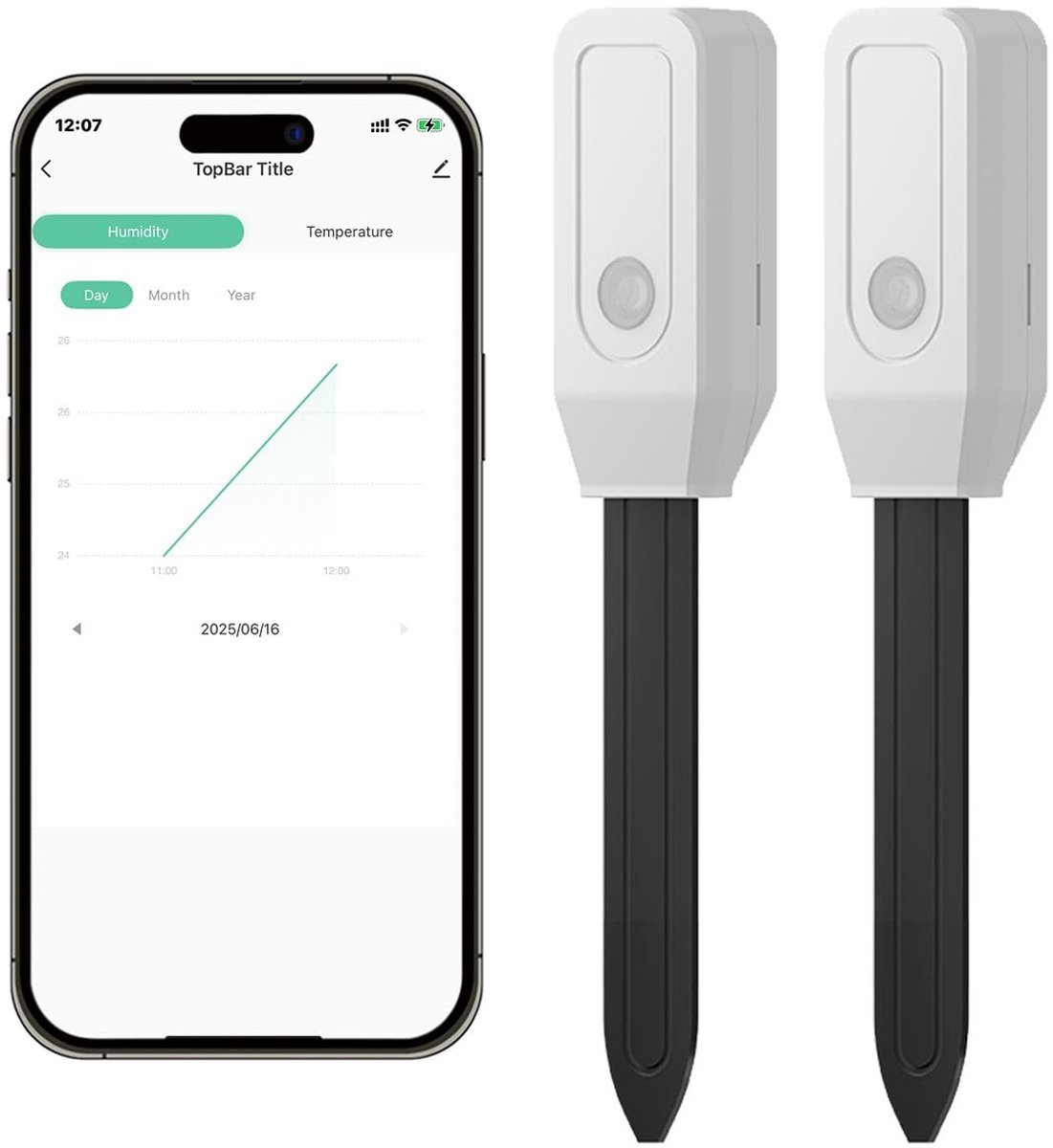 Intelligent Soil Moisture Sensor Zigbee Soil Moisture Sensor Smart Zigbee Moisture Meter Plants Intelligent Indoor - ShopVlot