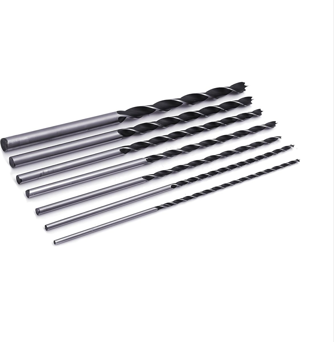 Houtboren set extra lang 4-12 mm - 300 mm lengte - voor professioneel gebruik - hoge precisie - ShopVlot