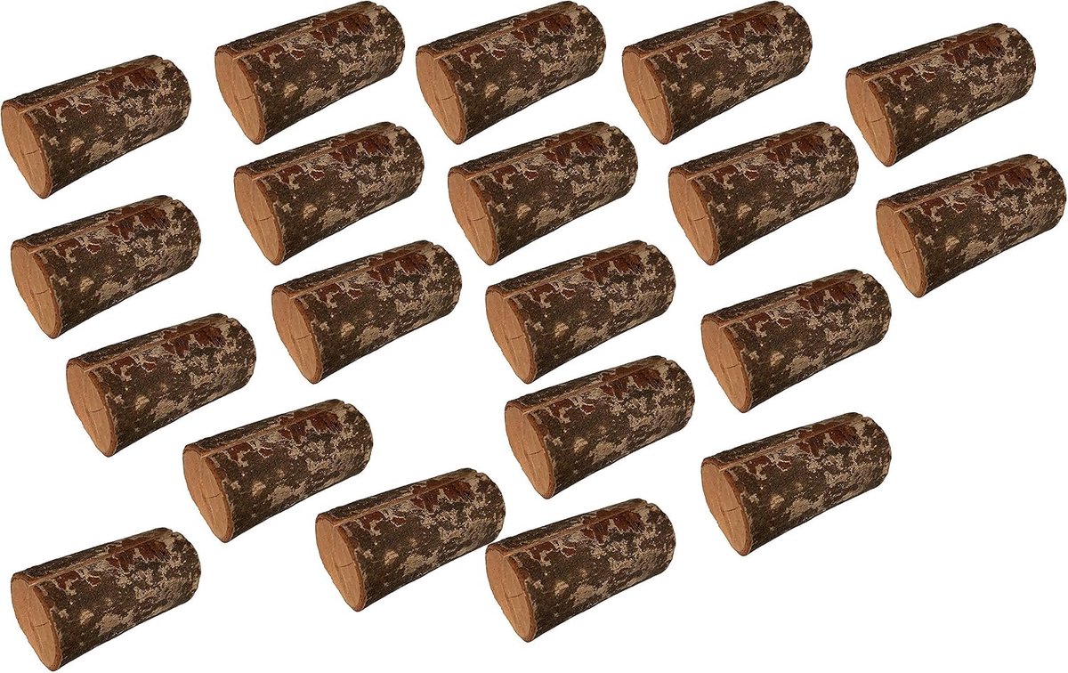 Kaarthouders boomstronk set van 20 - leuk en origineel - perfect voor decoratie - ShopVlot