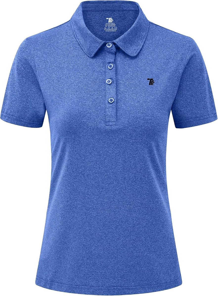 Golfpoloshirt dames - korte mouwen - ademend - snel drogend - ShopVlot