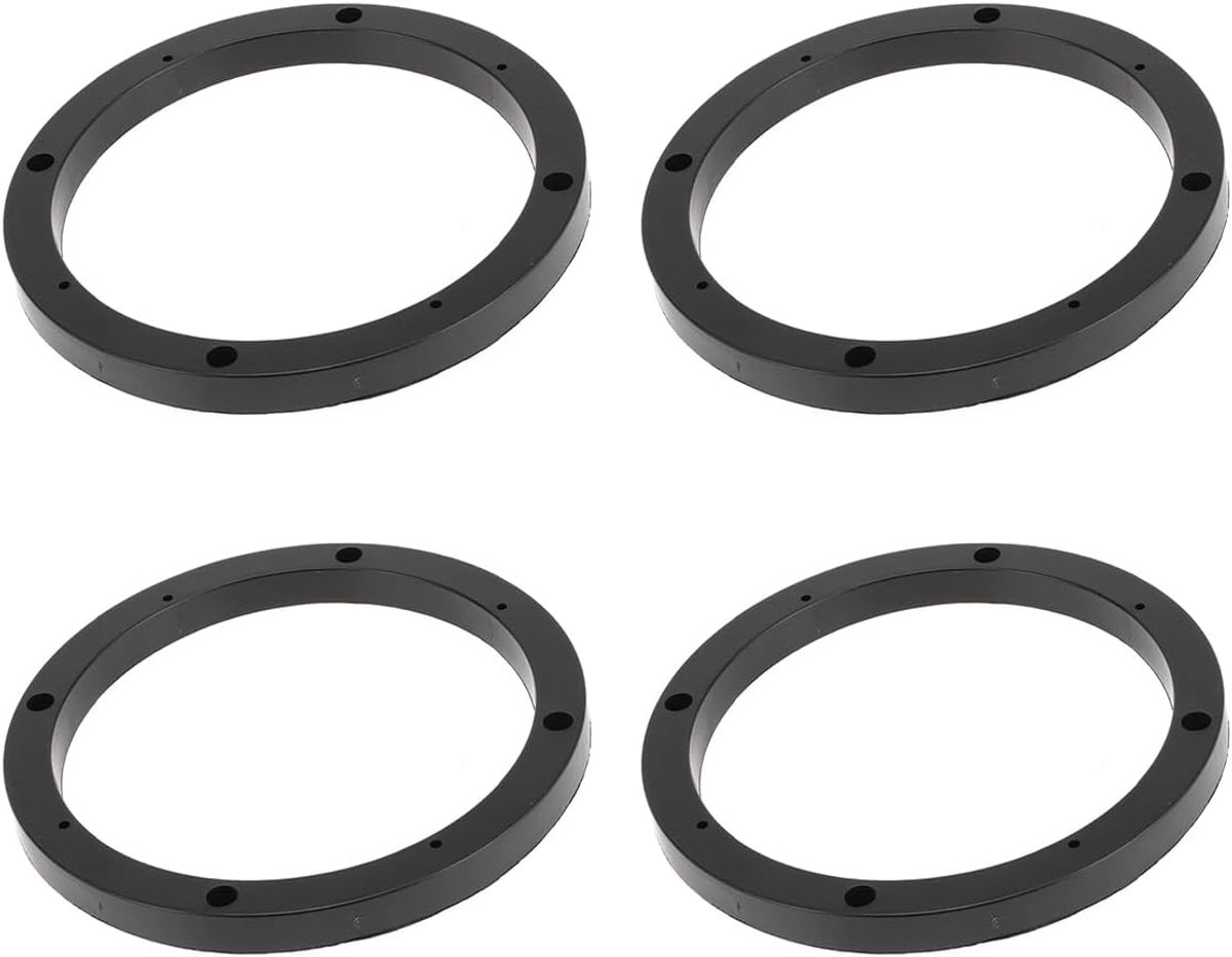 Speaker spacers 6,5 inch - Waterproof ABS - Vermindert resonantie - Betere geluidskwaliteit - ShopVlot