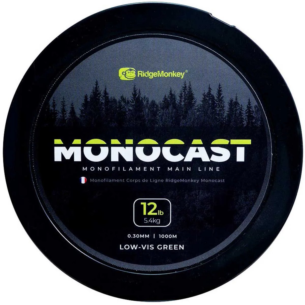 Ridgemonkey Monocast 1000 M Monofilament Transparant 0.350 mm