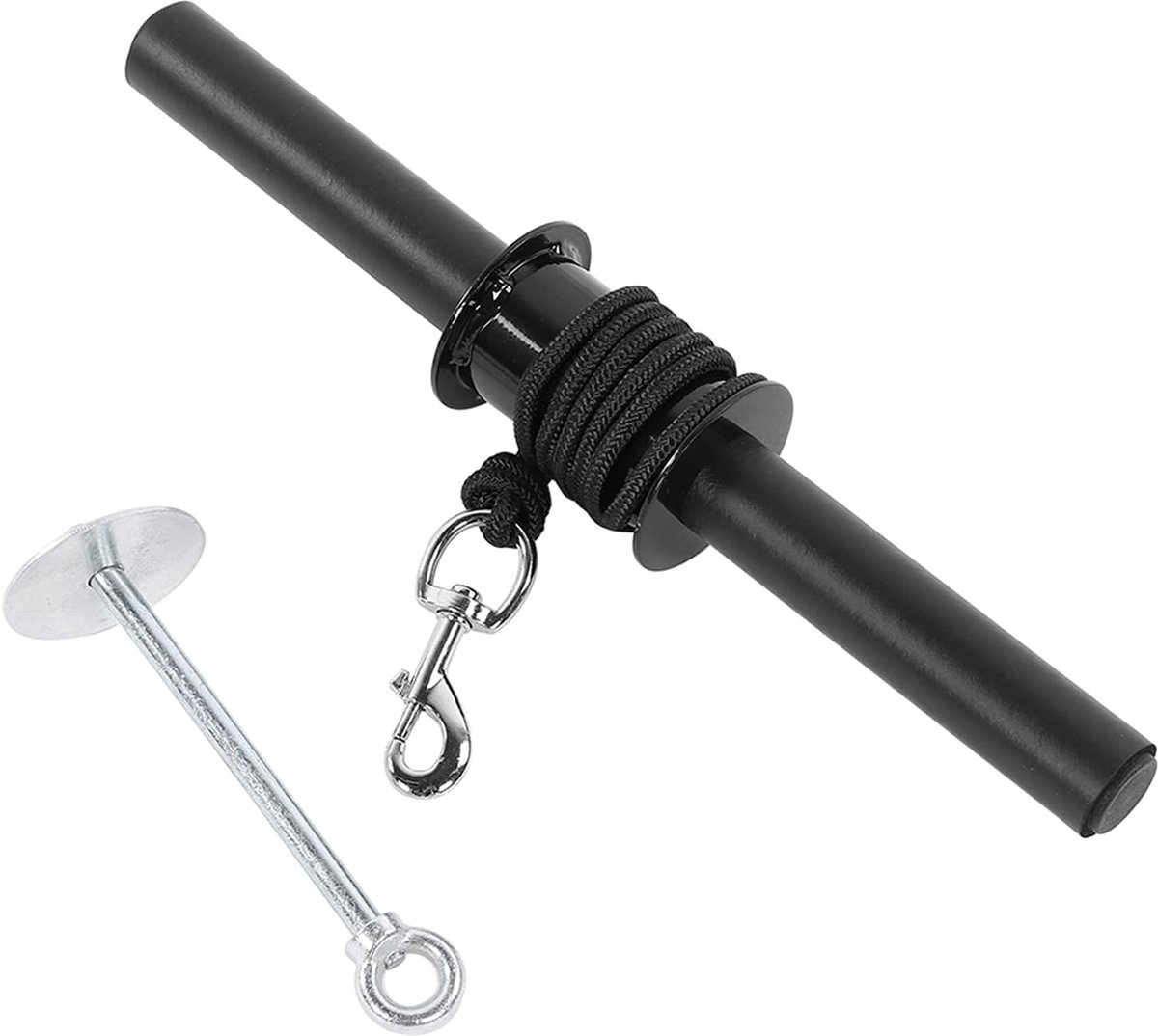 Wrist Roller Forearm Trainer - Stalen constructie - Foam grip - Ideaal voor krachttraining onder de pols - ShopVlot