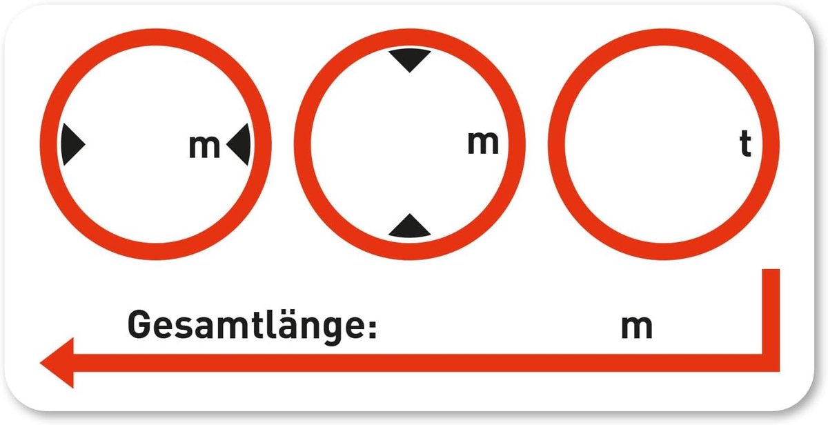 Note sticker voertuiggegevens 15x7,5 cm - zelfklevende folie - weerbestendig - praktisch informatielabel - ShopVlot