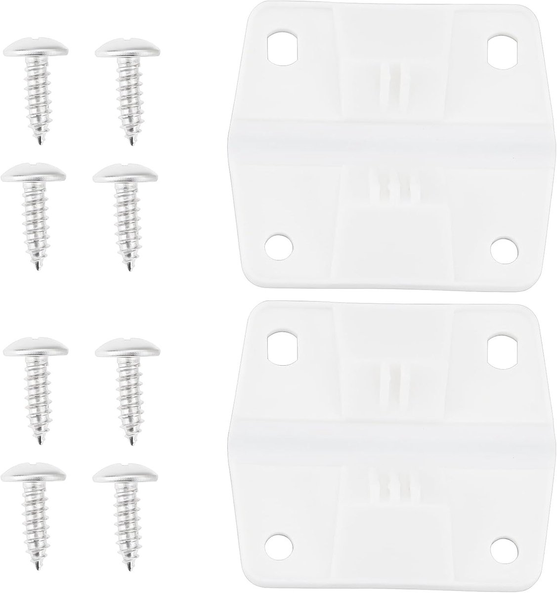 Plastic Cooler Scharnieren 2 Stuks - Geschikt voor Coleman Koelboxen - Inclusief 8 Montagebouten - ShopVlot