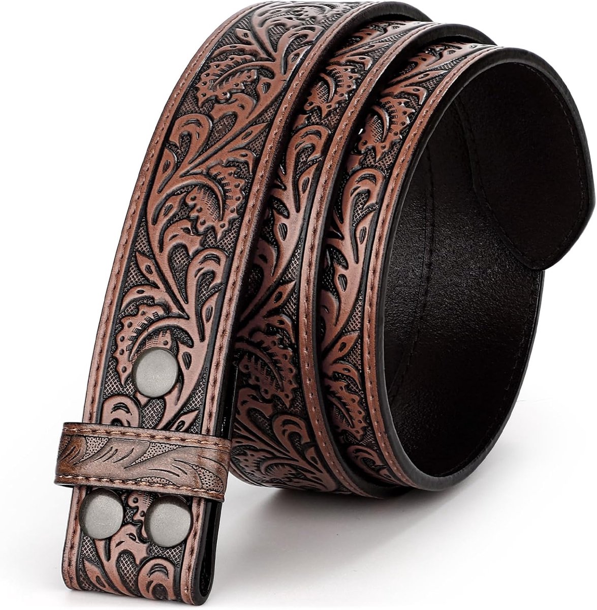 Westerse Lederen Riem Voor Mannen Vrouwen Cowboy Cowgirl Lederen Heren Riemen Voor Jeans Verjaardag Kerst Riem Geschenken