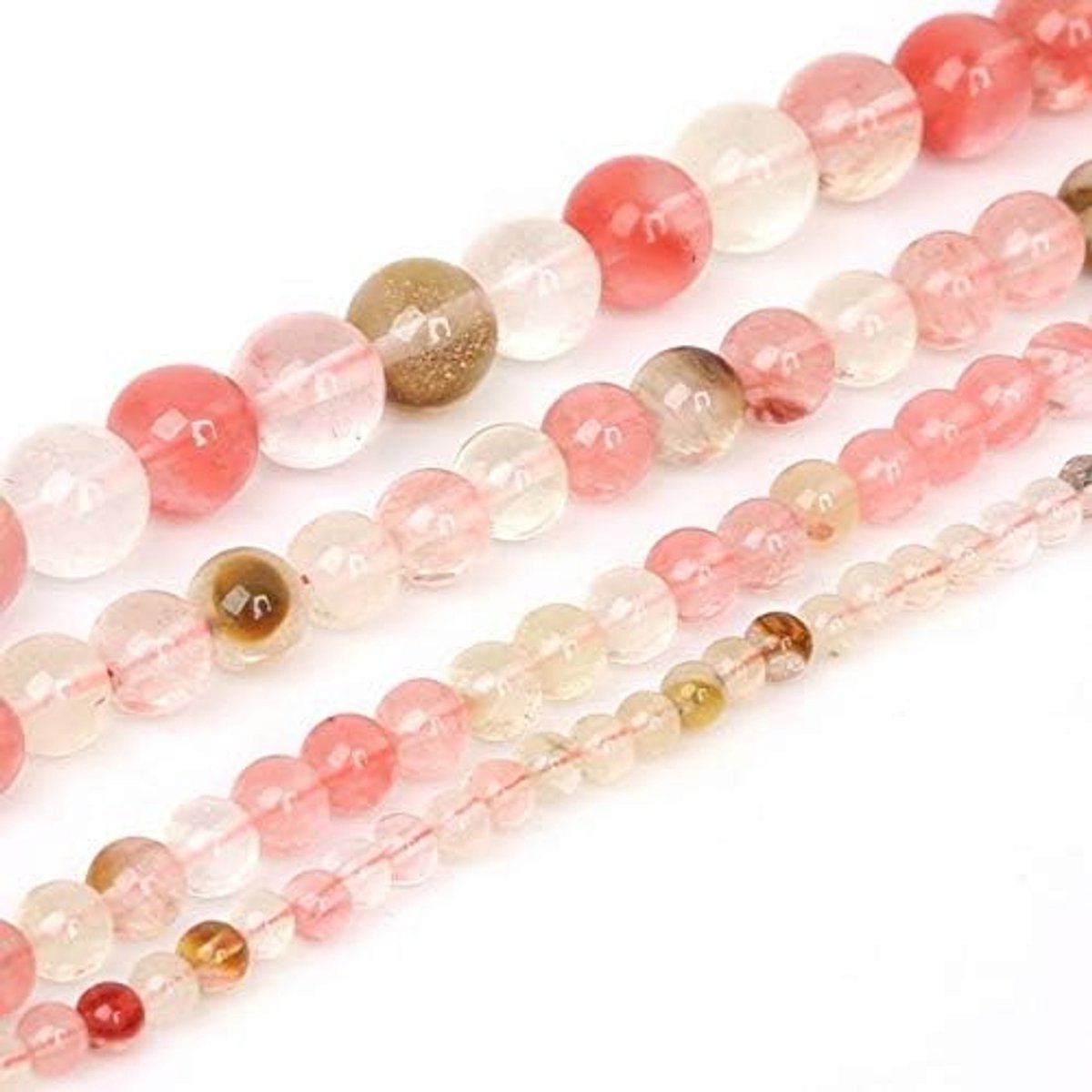 Kralen Matte Lava Tijgeroog Rood Zwart Onxy Losse Steen Kralen Voor Sieraden Maken Diy Armband Ketting
