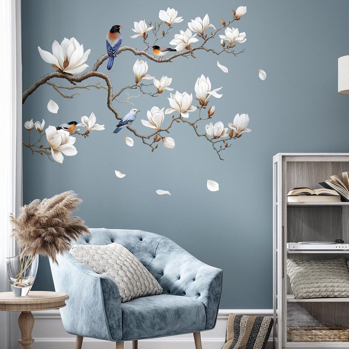 Muurstickers, beer haas hert bosdier muursticker, wanddecoratie voor babykamer slaapkamer woonkamer speelkamer kinderkamer - links