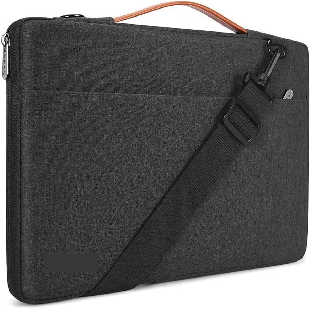 Laptoptas - Laptophoes Beschermtas - Laptop Beschermen - Waterdicht Materiaal - 17 inch - Grijs
