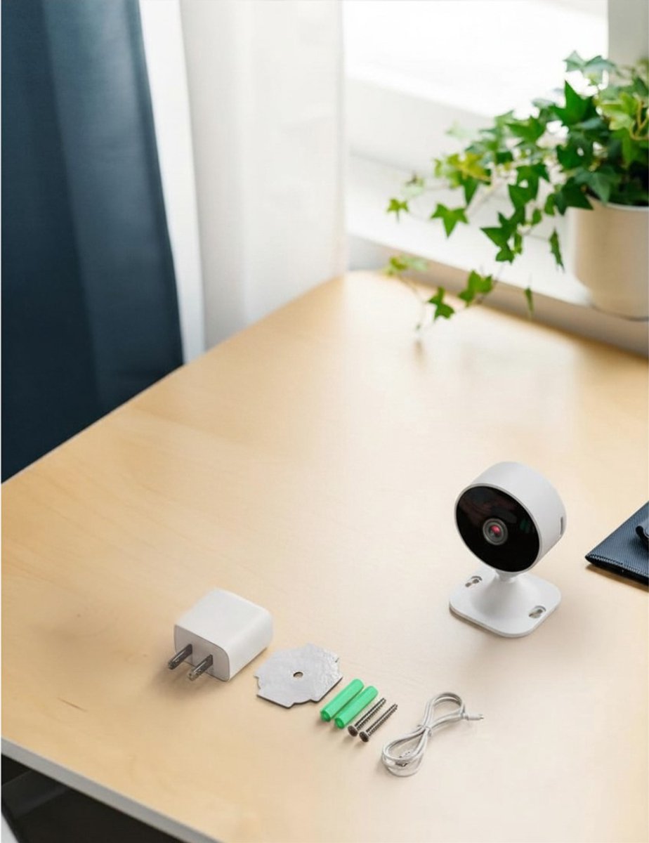 ApexArte® Binnen Camera - Beveiligingscamera Mini - Huisbewaking Thuis - Bewegingsdetectie Geluid