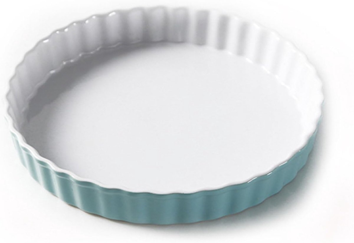 Porseleinen Quiche 19cm Bakvorm Porseleinen Taartvorm (Blauw)