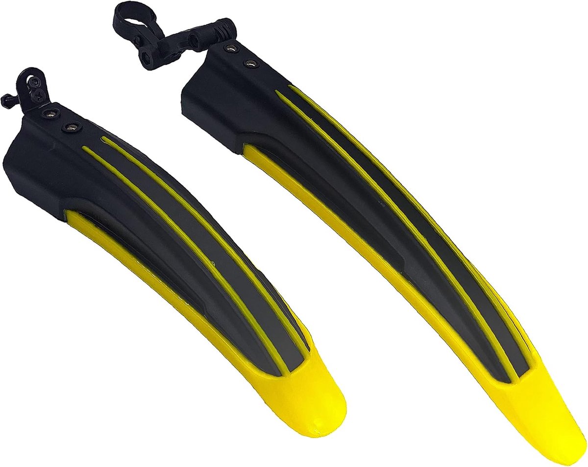 Fietsspatbord voor mountainbike Fiets Spatbord Set Mountainbike Spatbord (Geel)