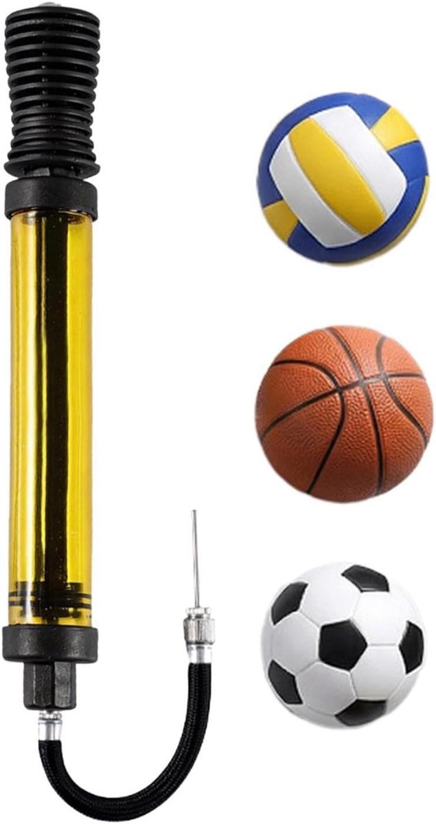 Luchtpomp Voor Ballen - Handmatige Opblaasapparaat - Sport En Feestjes - Compact En Draagbaar
