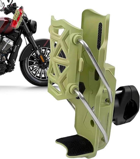 Flessenhouder Fiets - Bidon Houder - Fietsen Onderweg - Stevige Stabiliteit - Universele Pasvorm - Groen — afbeelding 5