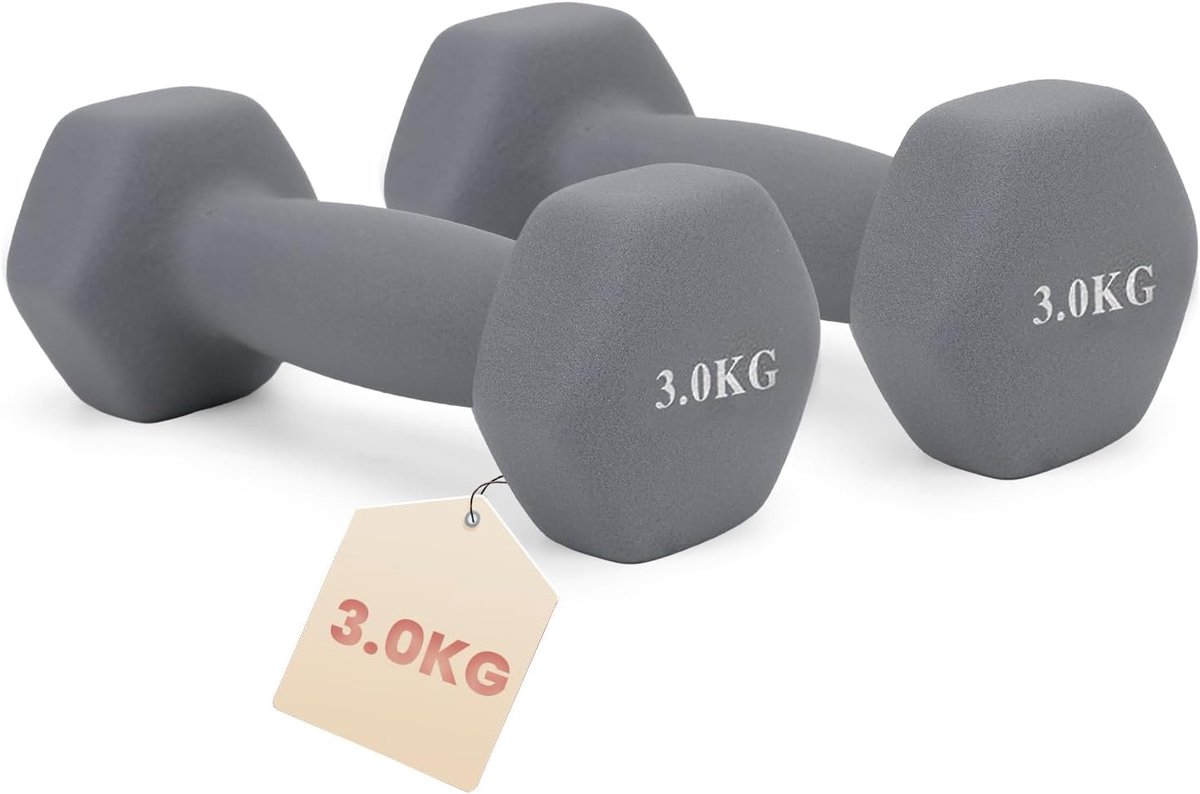 1–5KG – Dumbbell Set Pair, Halterset Gewichten voor Fitness en Thuis Training