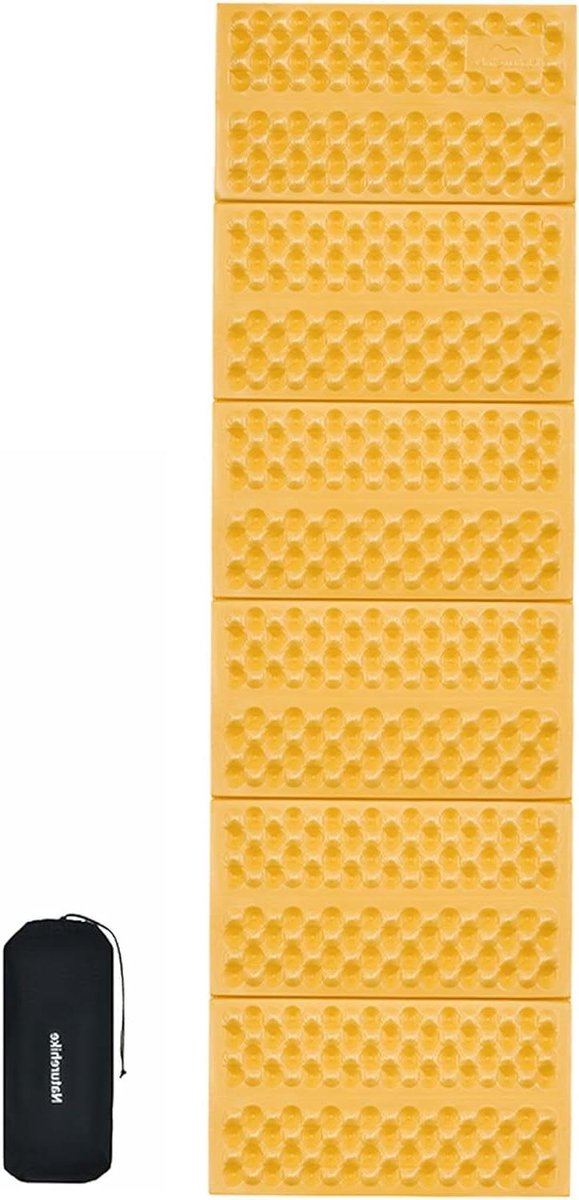 Kampeermat - Slaapmat - Outdoor slapen - R-waarde 3.0 isolatie - 185 x 56 cm - Geel