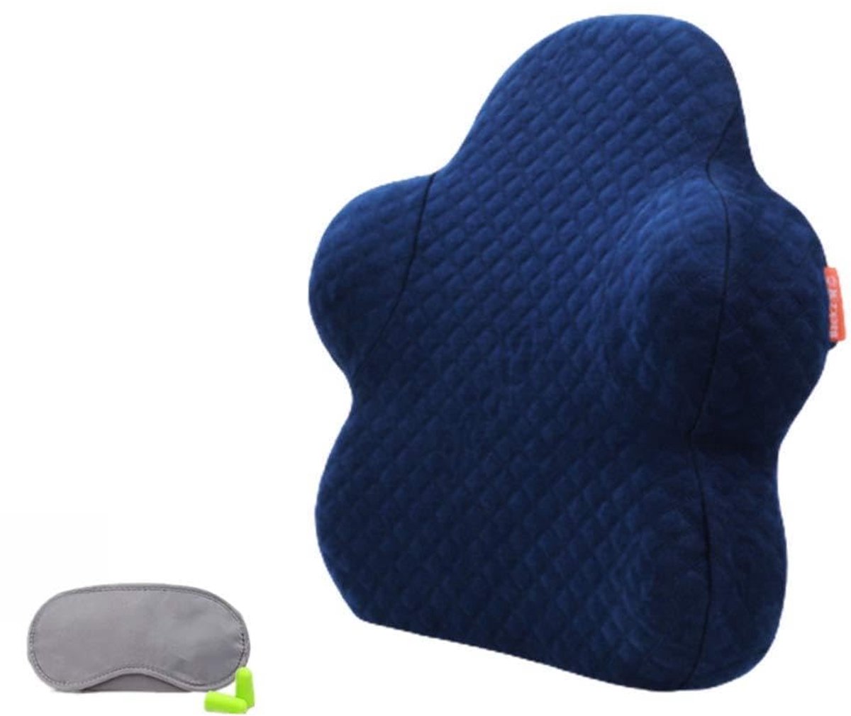 Lendensteun Kussen,Traagschuim Lendenkussen, Ergonomische Lendensteun voor Bureaustoel Thuis/Auto/Reizen, Rugsteun Kussen voor Onderrug & Lumbale Pijn,D