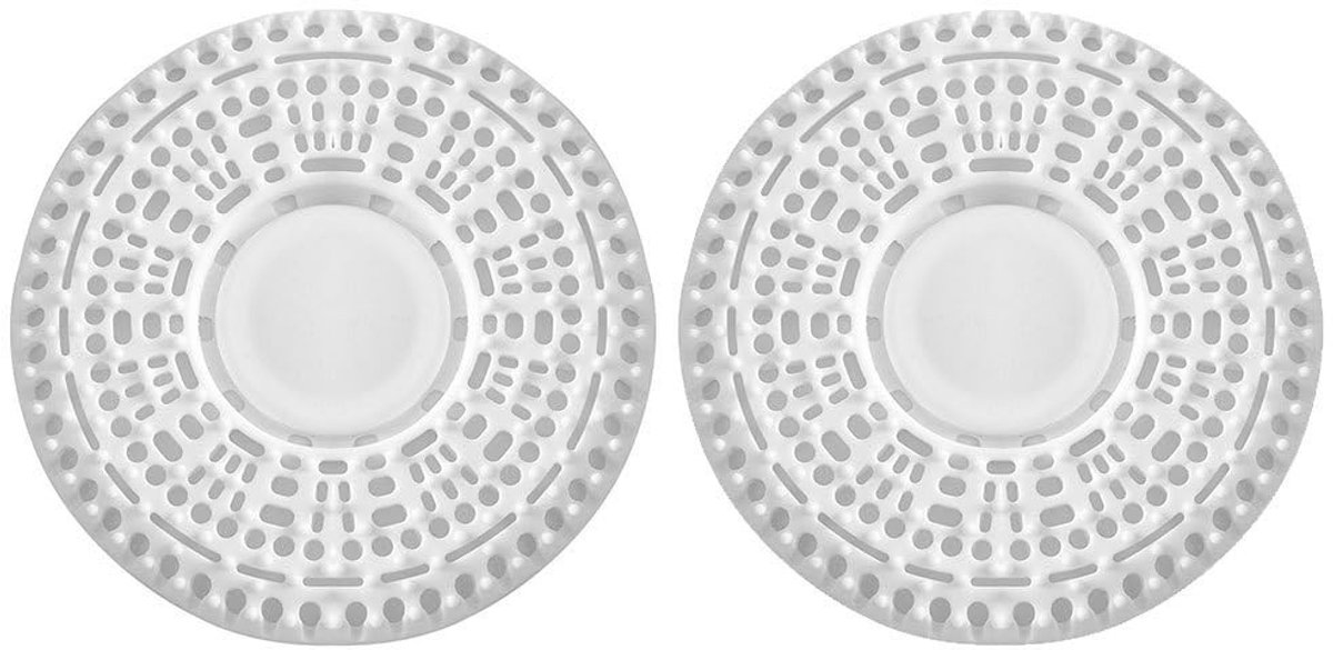 Dailygoods- Haarvanger Siliconen - Afvoerzeef Douche - Afvoerstop - Haarvanger Wastafel - Dichte Gaasstructuur - 2 Stuks