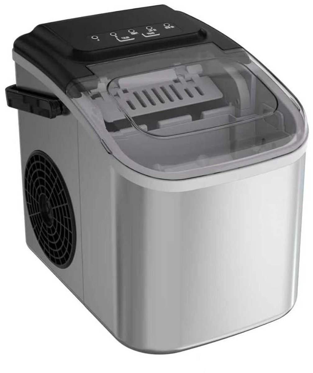 IJsmaker - Ijsblokjesmachine - Drankjes Koelen - Roestvrij Staal - 12kg per dag - Zilver